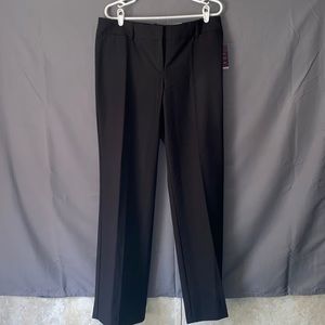 Size 12 Curvy Fit Trouser Leg Black Dress Pants - NWT